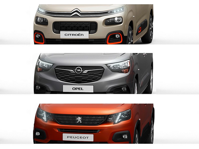 Užitková trojčata pro Peugeot, Citroën a Opel